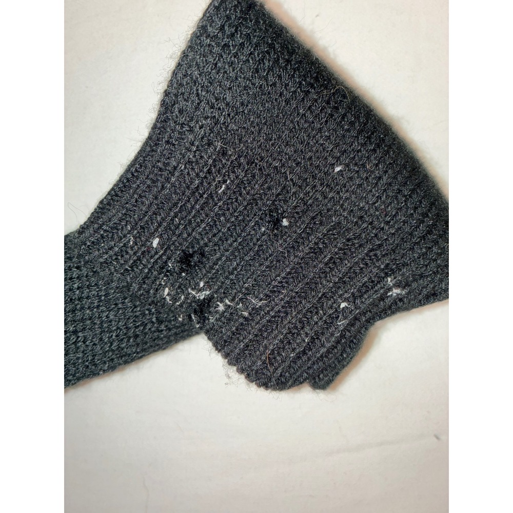 Lavender Moon Womens Black Tinsel Christmas Tree Sweater Poms Sequin Bow M READ - Picture 8 of 10